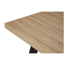 Salle à manger Marnix (French Oak), détail du coin et du chant chêne clair du plateau de table