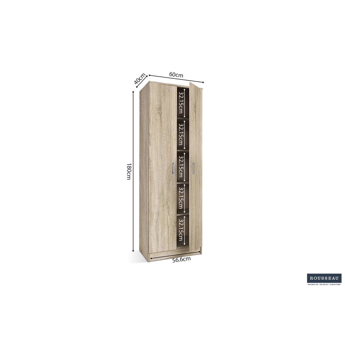 Armoire de rangement Ray — 2 ou 3 portes