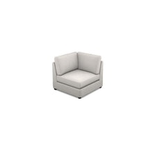 Salon d'angle modulaire Alano — Gris perle