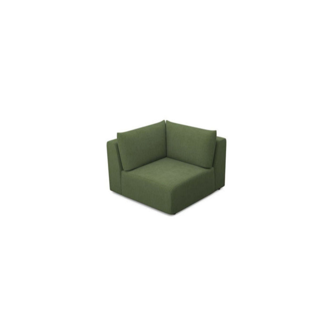 Salon d'angle modulaire Farido — Vert olive