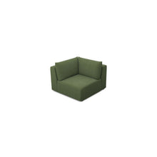 Salon d'angle modulaire Farido — Vert olive