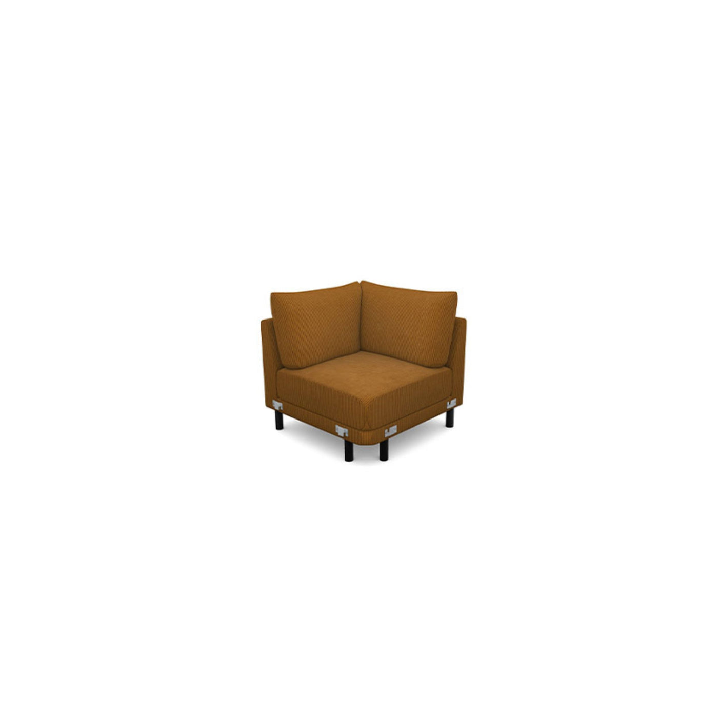 Salon d'angle modulaire Josh — Cognac