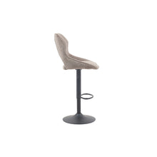Chaise de bar Mori — Tissu, hauteur réglable