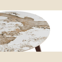 Table Alma — Pierre brillante Pandora beige