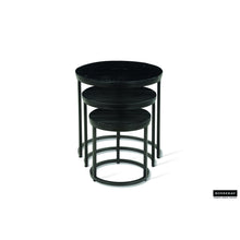 Table d'appoint Plano — Set de 3, bois de manguier
