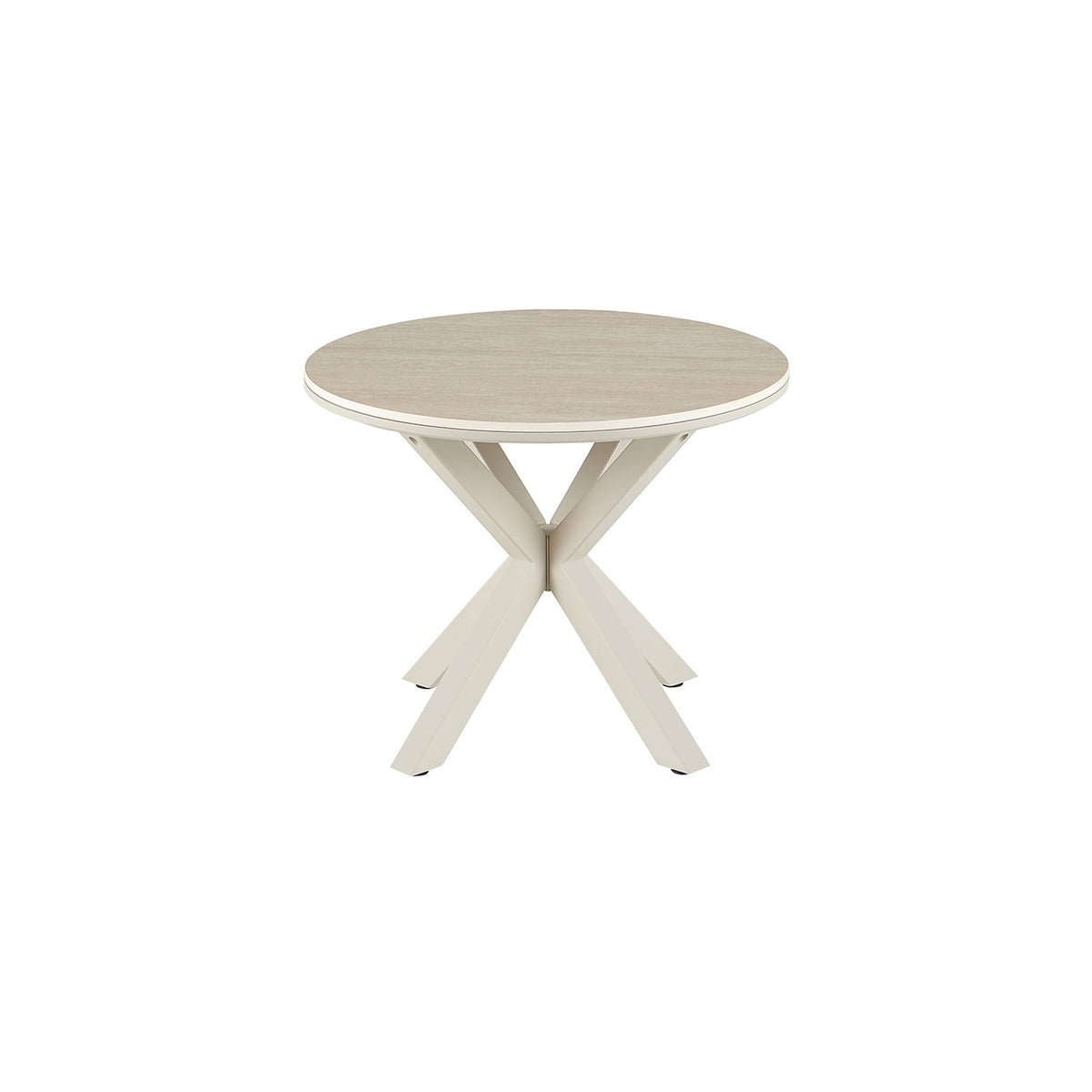 Table basse Noa — Aspect travertin