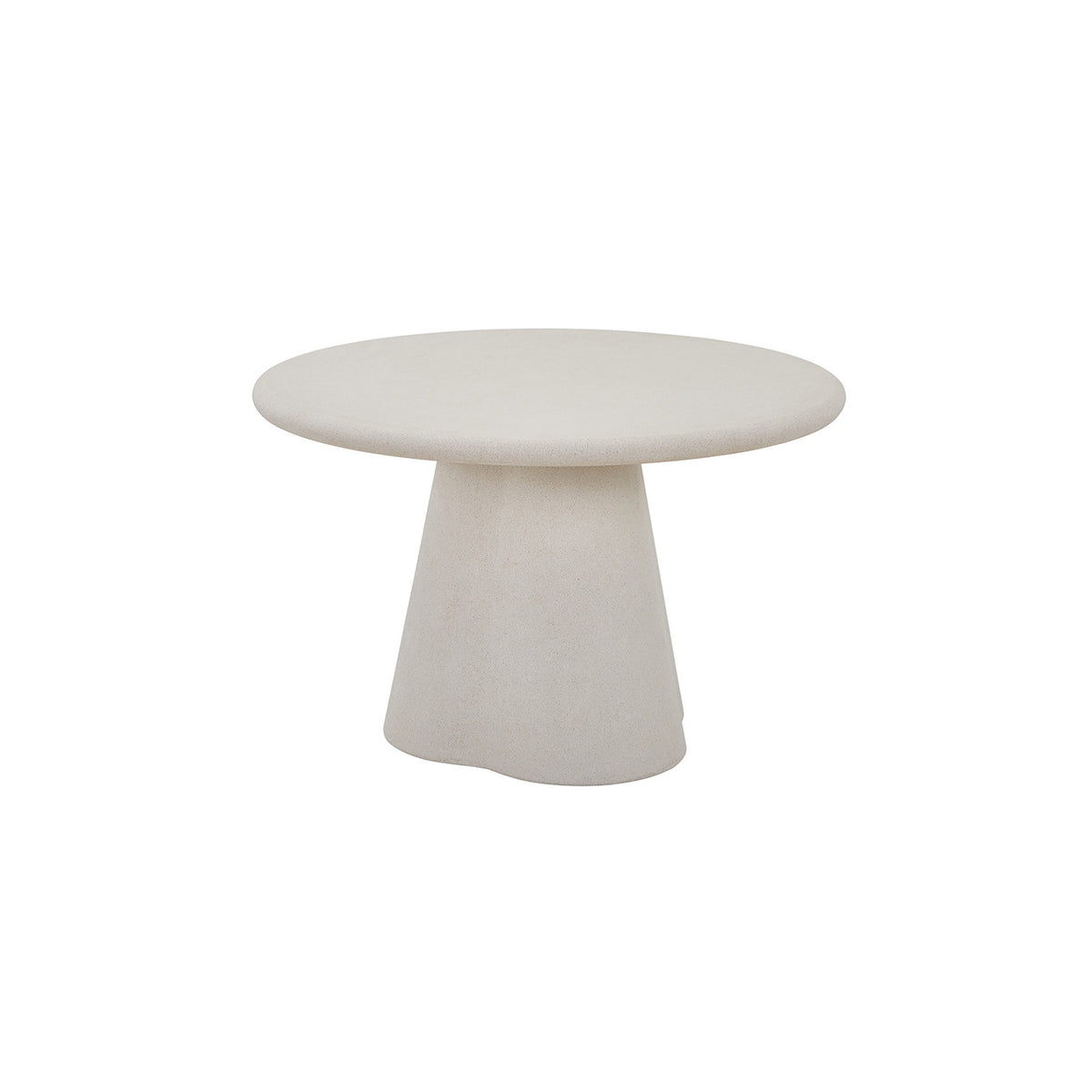 Table Faro — Effet ciment, organique ou ronde