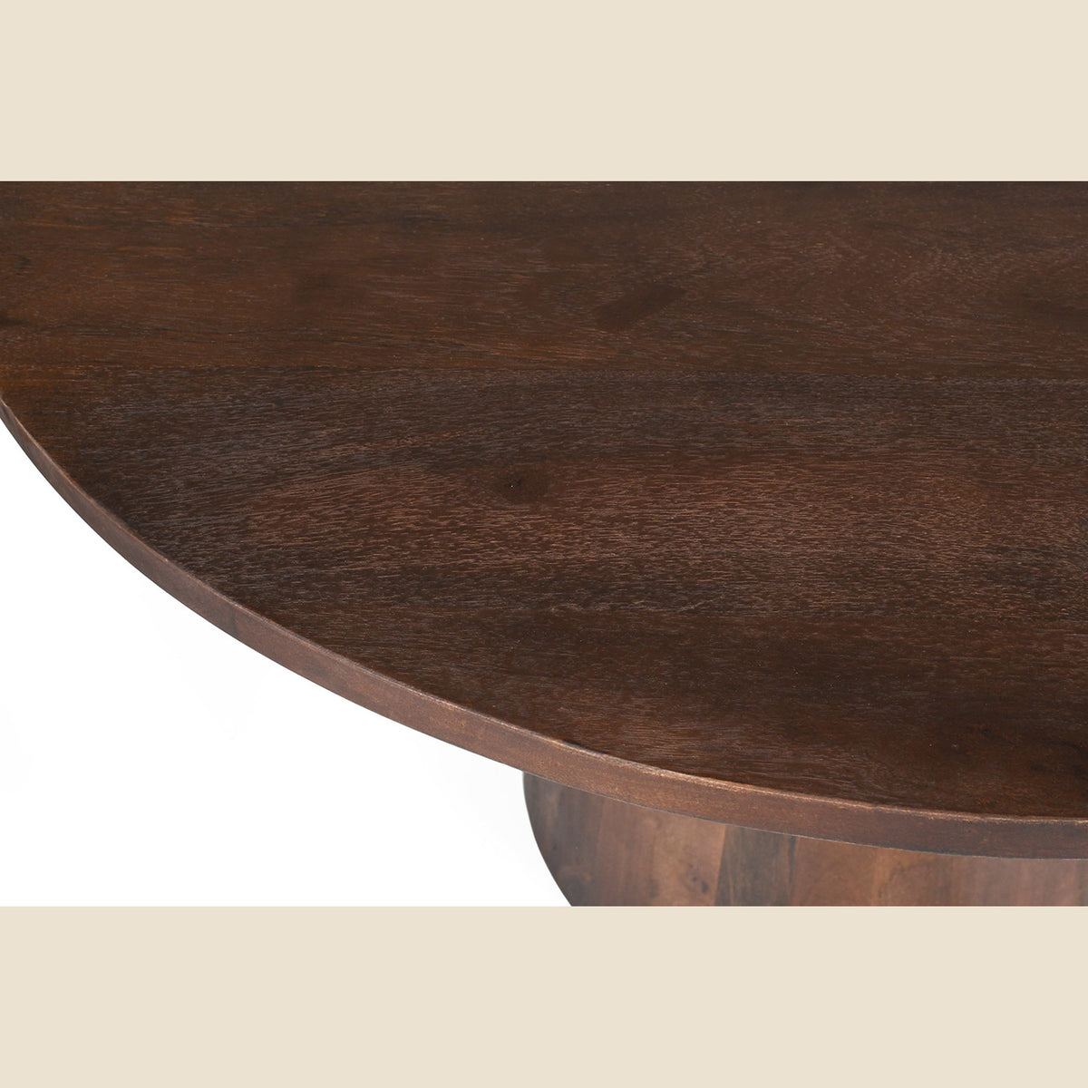 Table Tommy — Bois de manguier, 130 cm