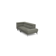 Salon d'angle modulaire Amira — Gris clair chiné