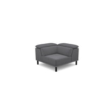 Salon d'angle modulaire Forio — Gris bleuté