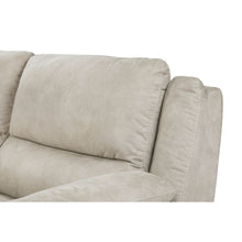 Dossier moelleux et accoudoir rembourré du Kilimanjaro en microfibre cappuccino 