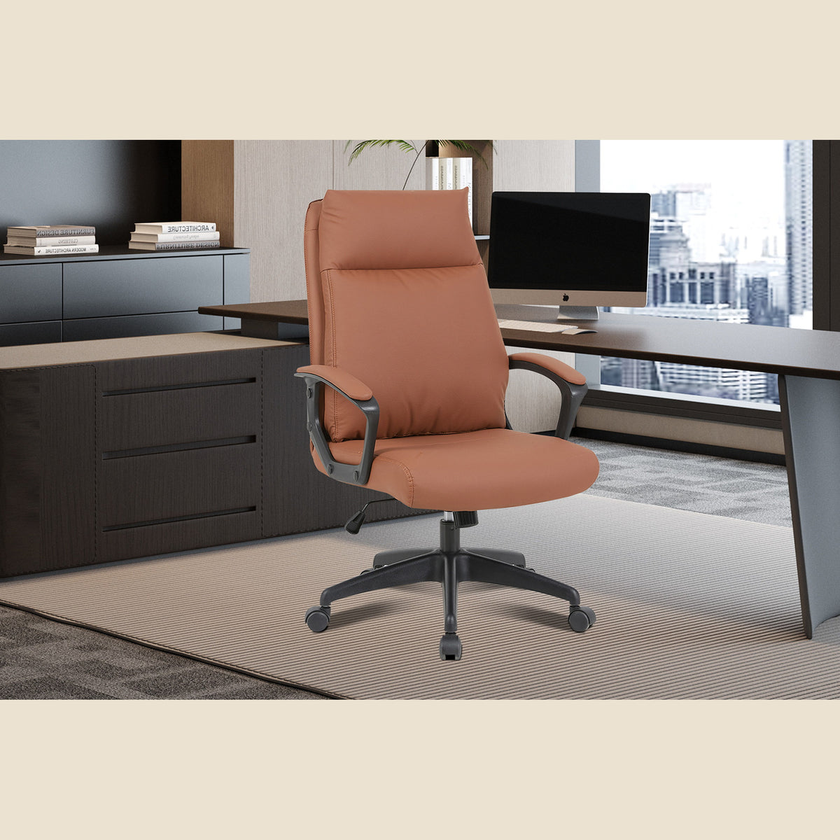 Chaise de bureau Samuel — Simili cuir