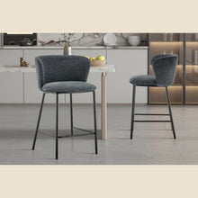 Chaise de comptoir Arthur — Tissu