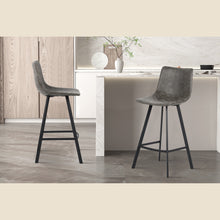 Chaise de comptoir Ozan — Simili cuir