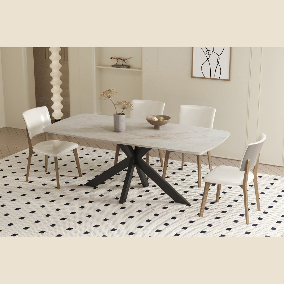 Table Apollo — Pierre, ovale ou ronde