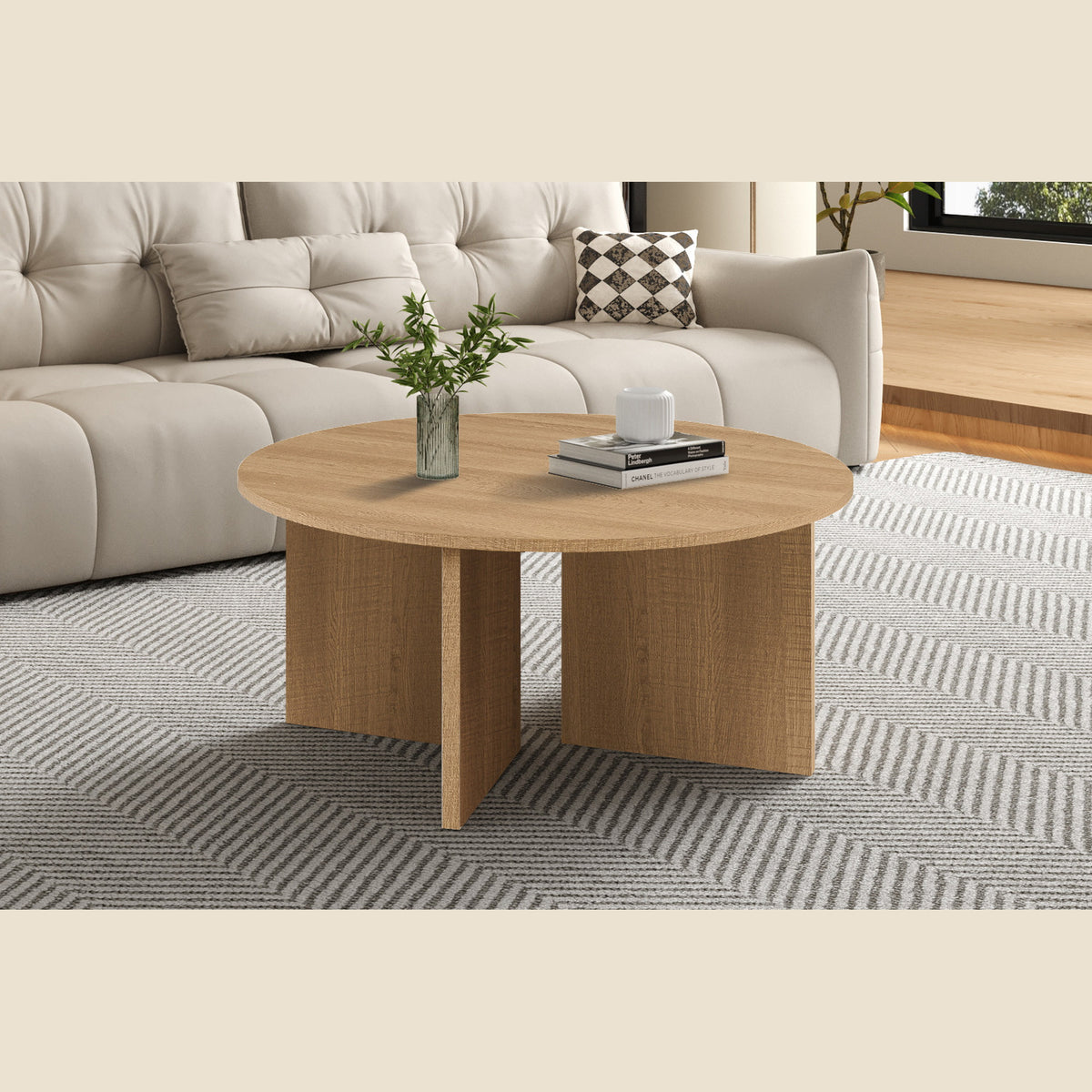 Table basse Drasir — Ronde Ø 90 cm