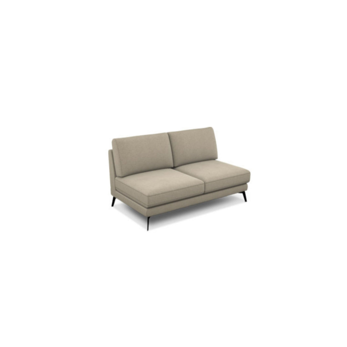 Salon d'angle modulaire Eston — Gris bleuté