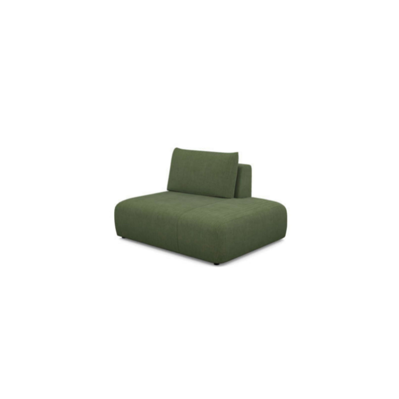 Salon d'angle modulaire Farido — Vert olive