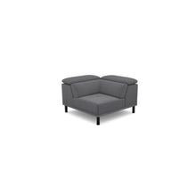 Salon d'angle modulaire Forio — Gris bleuté