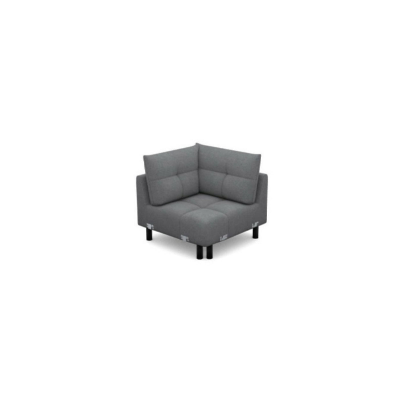 Salon d'angle modulaire Geny — Vert de gris