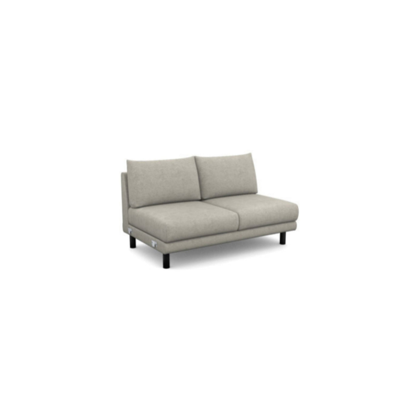 Salon d'angle modulaire Inferno — Gris clair