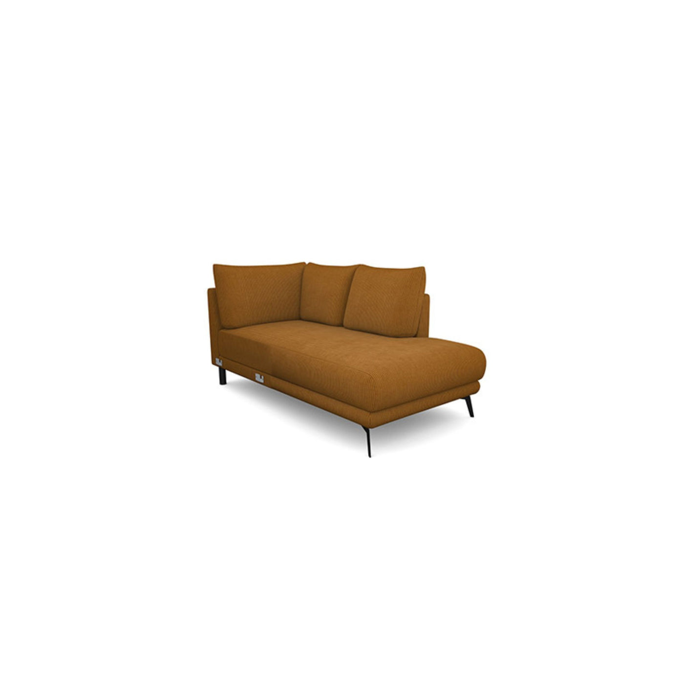 Salon d'angle modulaire Josh — Cognac