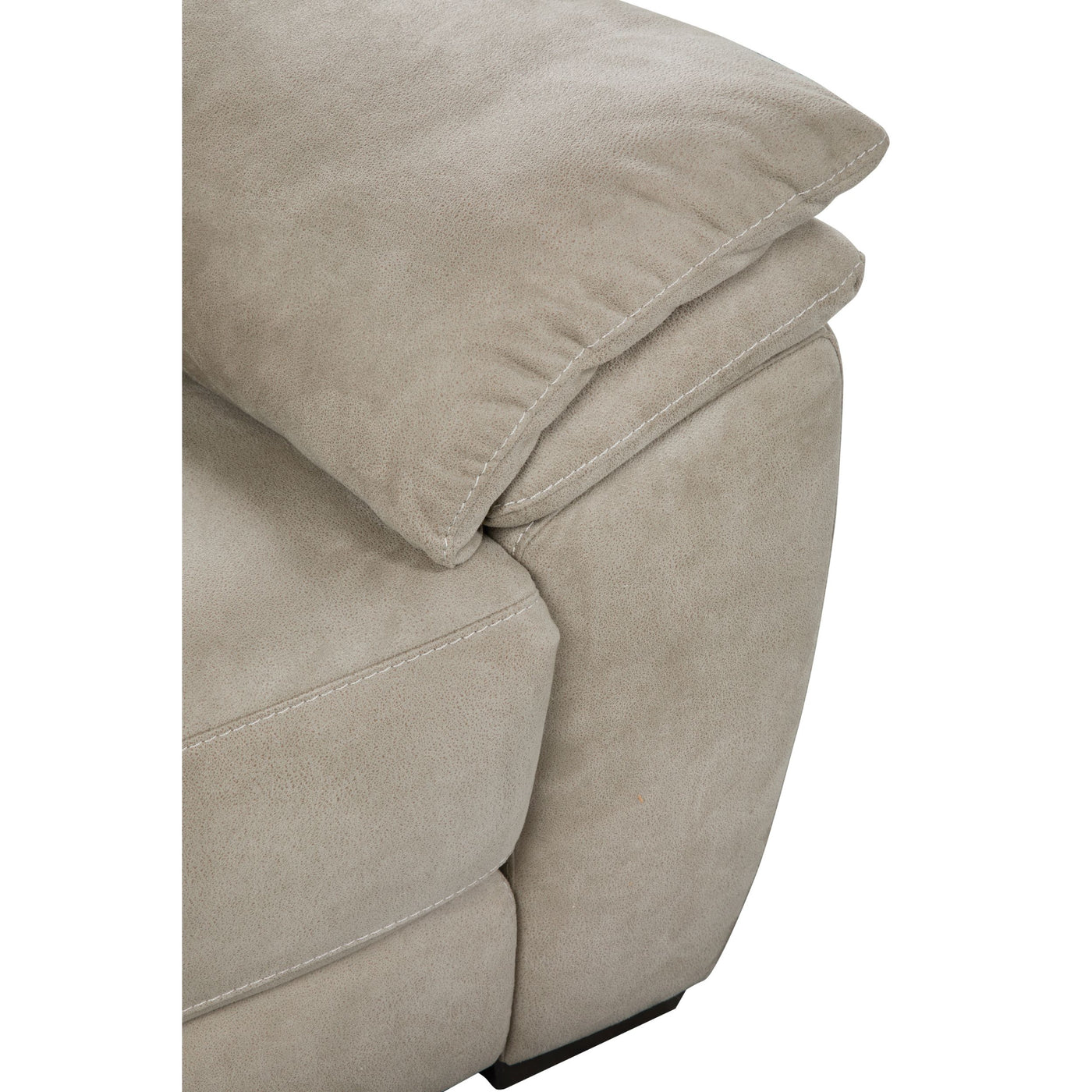 Assise et accoudoir avant du canapé Kilimanjaro — profondeur d'assise 54 cm et moelleux généreux