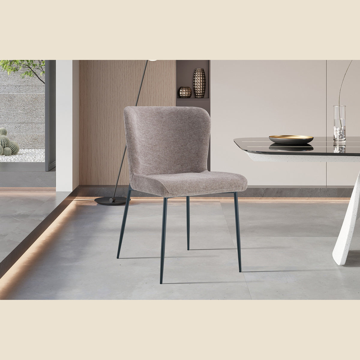 Chaise Lisa — Bouclé ou tissu