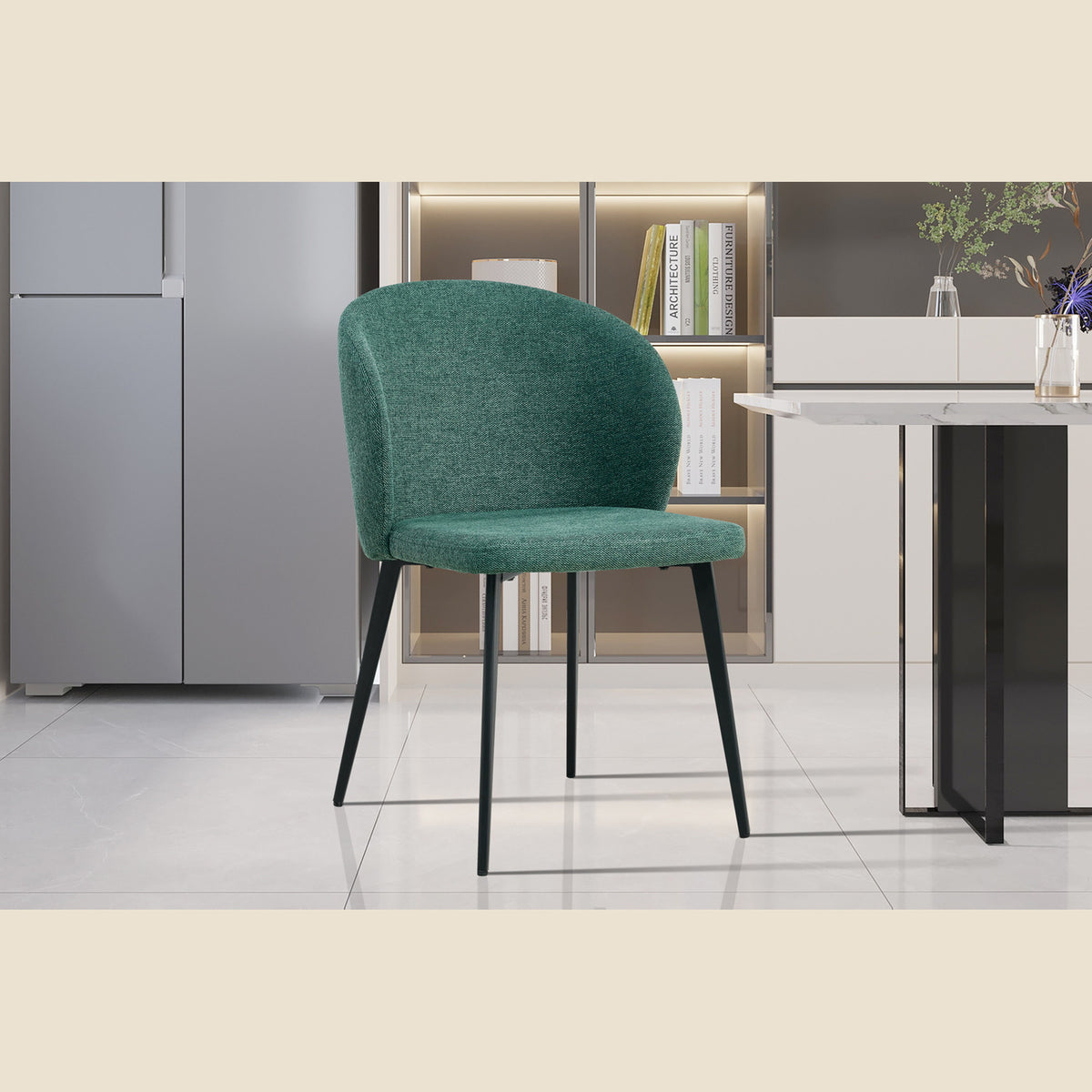 Chaise Toledo — Tissu ou bouclé