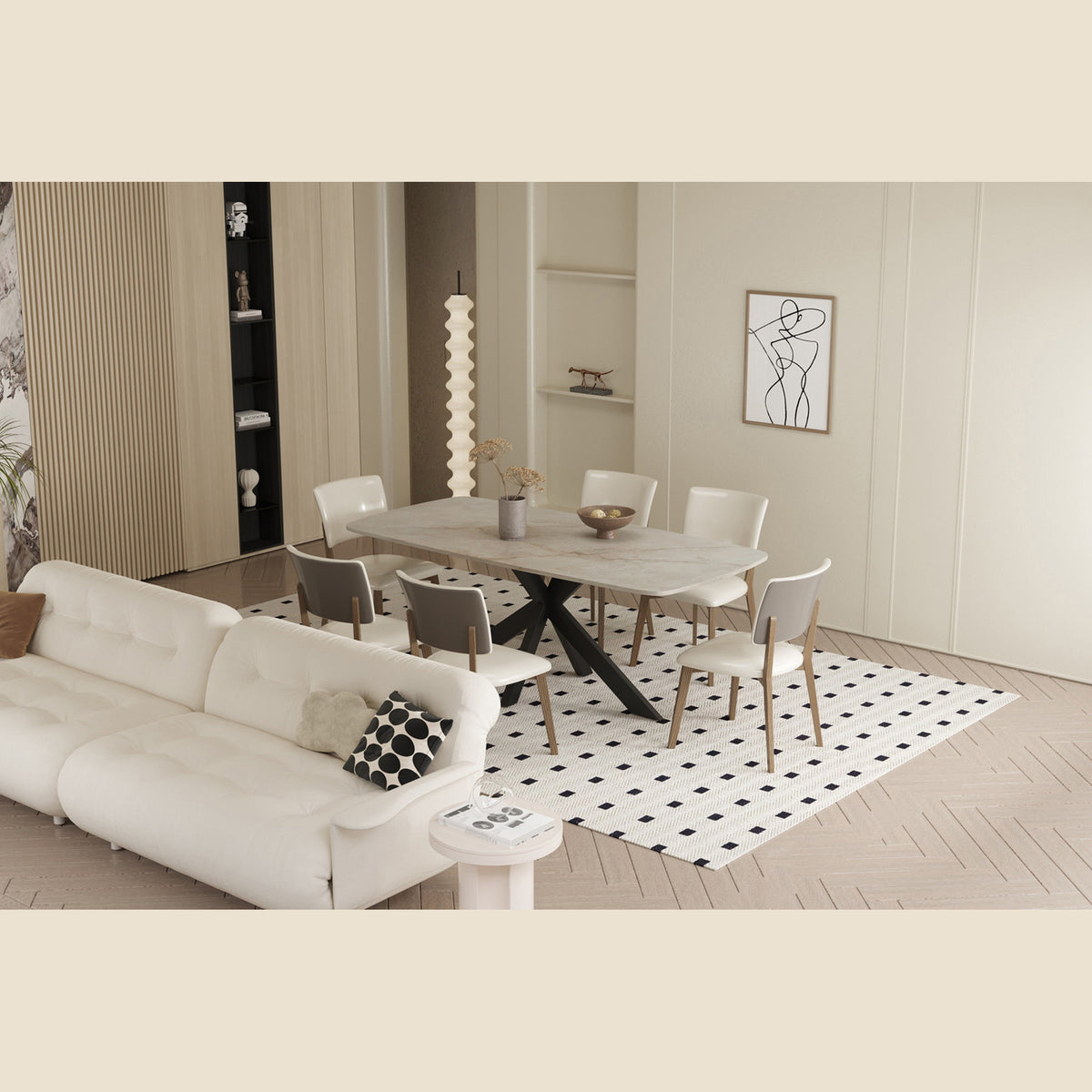 Table Apollo — Pierre, ovale ou ronde