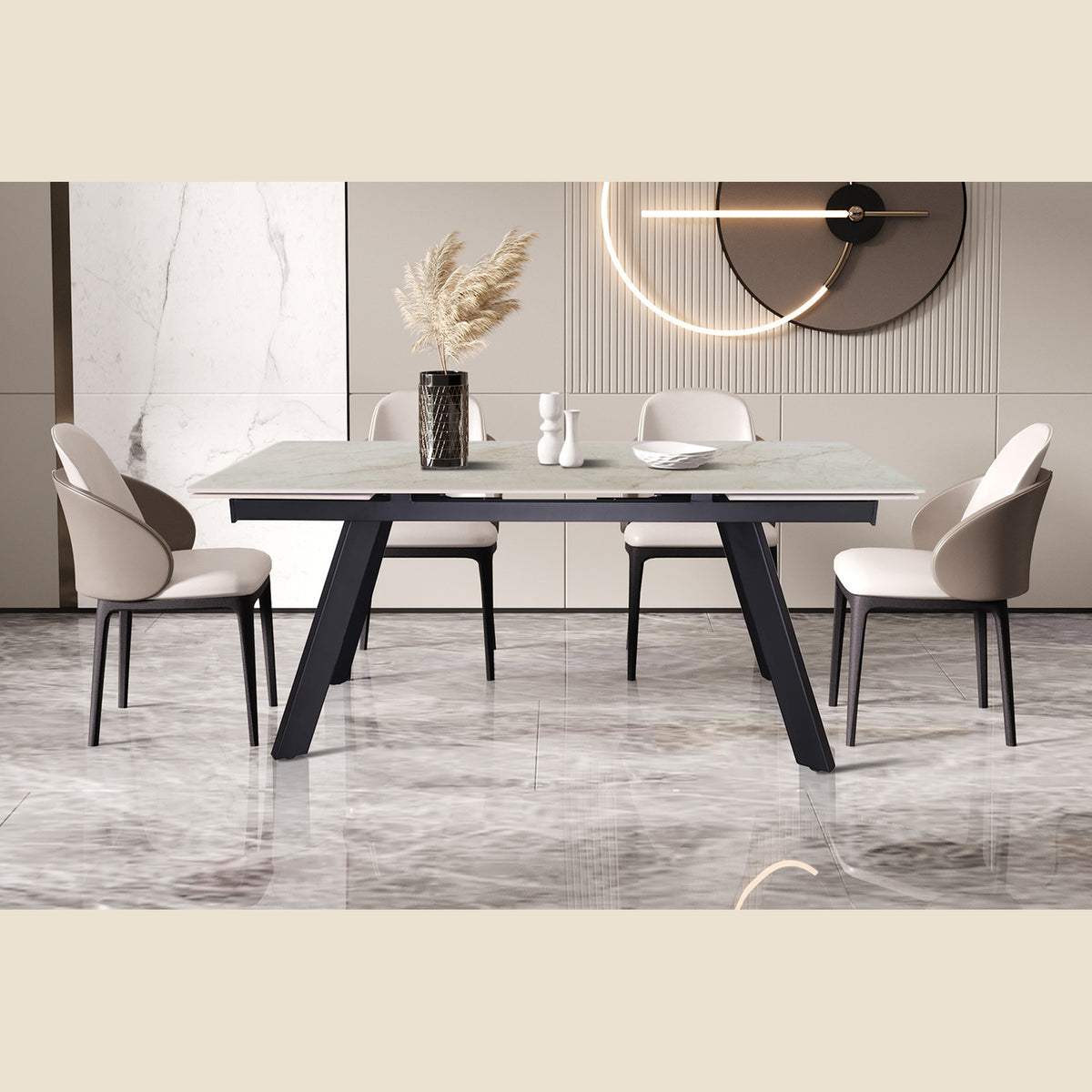 Table extensible Hera — 160-240 cm, rectangulaire