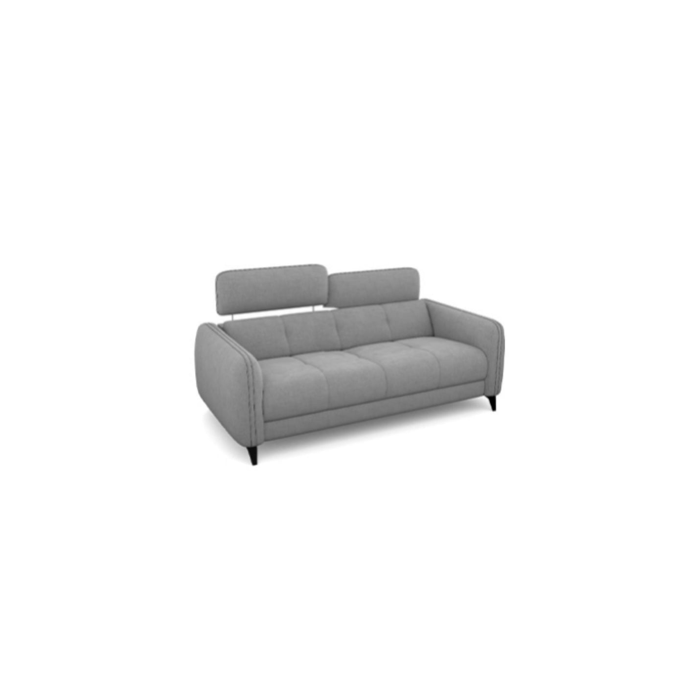 Salon d'angle modulaire Bolt — Gris clair chiné