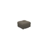 Pouf carré assorti