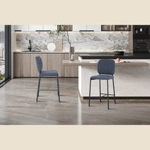 Chaise de comptoir Sophia — Tissu