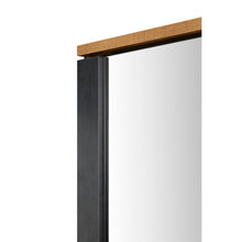 Cadre DARK STONE du miroir Pauline, détail encadrement et verre
