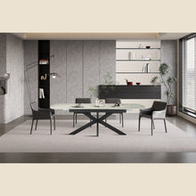 Table extensible Hestia — 180-220 cm, ovale danoise