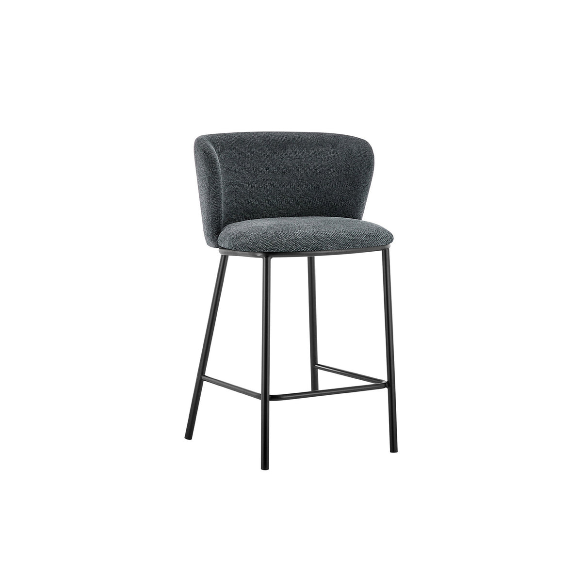 Chaise de comptoir Arthur — Tissu