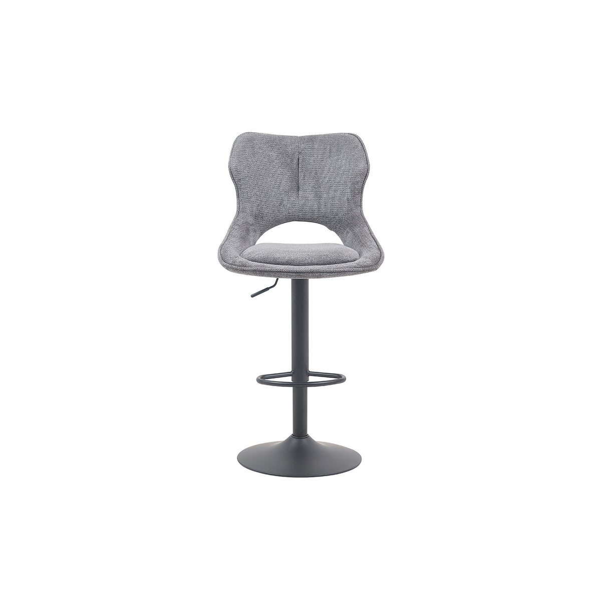 Chaise de bar Mori — Tissu, hauteur réglable