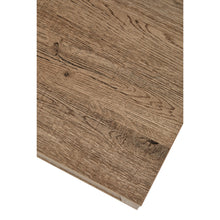 Gros plan sur la texture décor papier SCARLET OAK : veinage chêne brossé chaud avec nœuds naturels