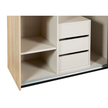 Module 3 tiroirs CLOUD GREY à l'intérieur de l'armoire Phaedra, tiroirs fermés