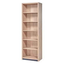 Bibliothèque Viola CASTELLA à 6 niveaux, finition mélamine chêne naturel