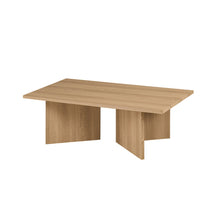 Table basse Litar — Effet travertin ou chêne