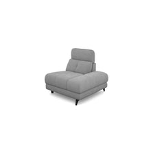 Salon d'angle modulaire Bolt — Gris clair chiné