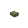 Pouf rectangulaire assorti