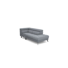 Salon d'angle modulaire Lenon — Gris clair chiné