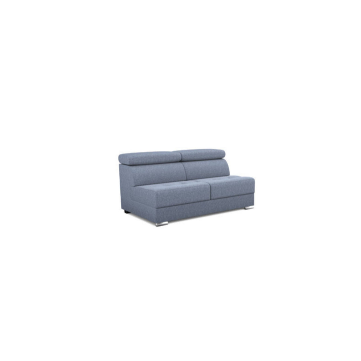 Salon d'angle modulaire Quartz — Gris clair chiné