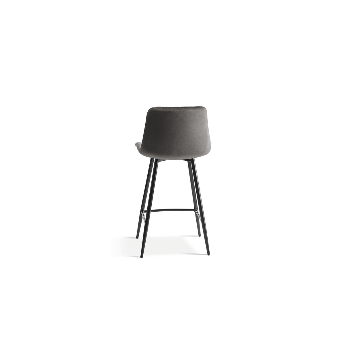Chaise de comptoir Juta — Velours