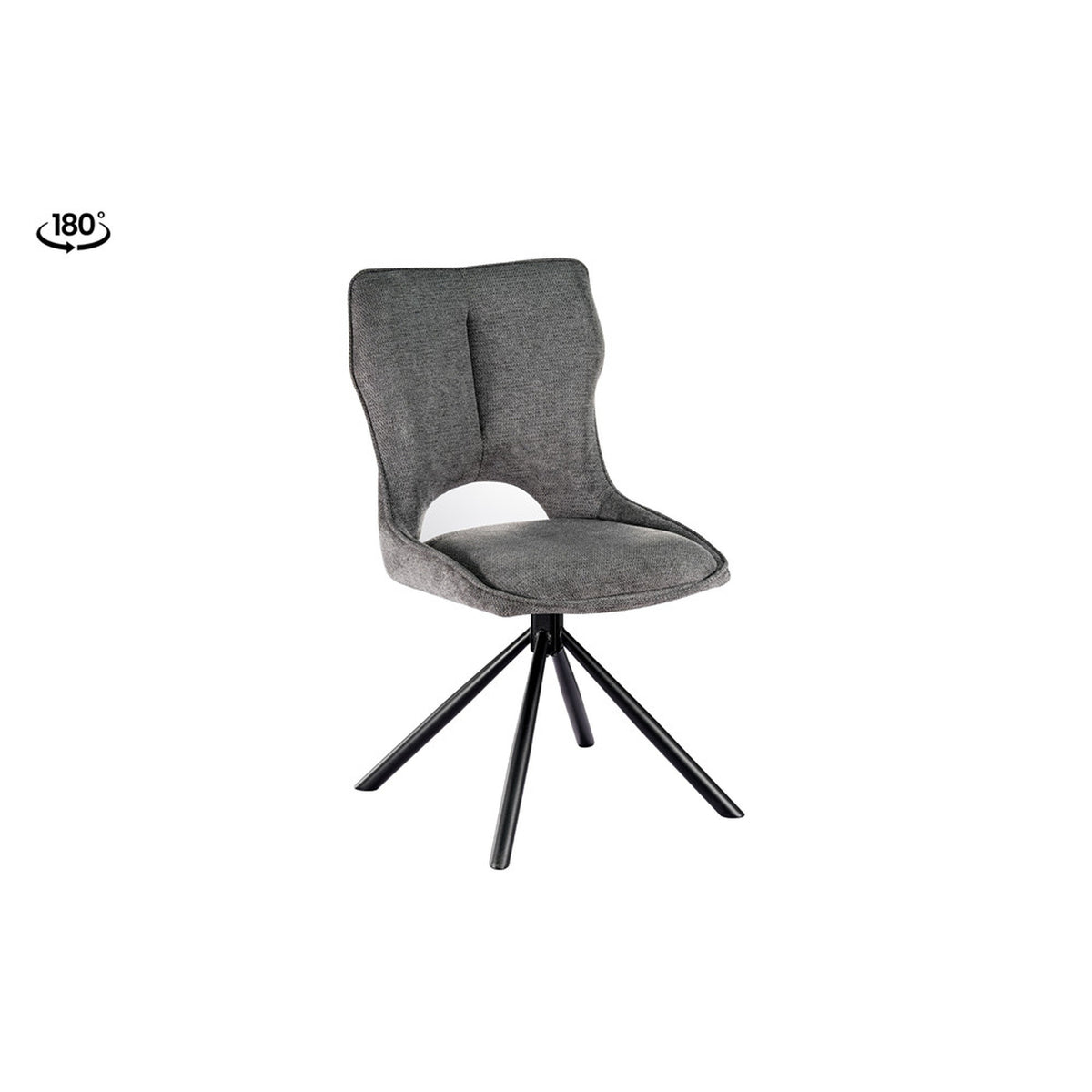 Chaise Mori — Tissu, pivotante