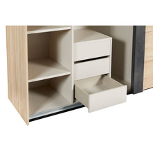 Module tiroirs armoire Phaedra, tiroir du bas ouvert — glissières silencieuses