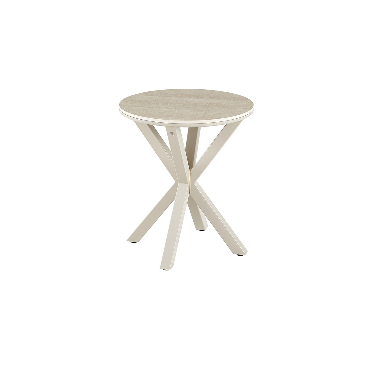 Table basse Noa — Aspect travertin